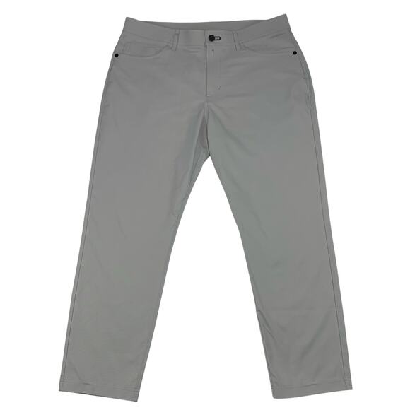Public Rec Dealmaker 5 Pocket Pants Mens 33x28 Fog Gray Stretch Work Golf Office - Picture 2 of 13